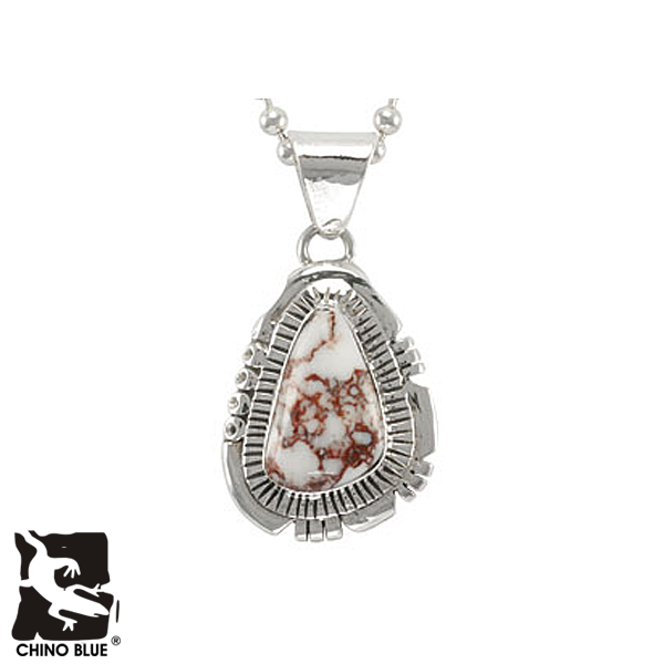 Chino White Buffalo Pendant シルバー ペンダント