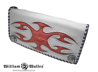 Red Vortex Tribal Wallet レザー 財布 / ウォレット