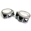 Three Black Spikes Ring ペア・アイテム