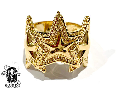 3 STAR CARVED