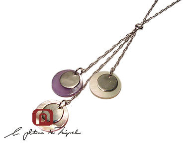 Shell and Pearl Charm ネックレス