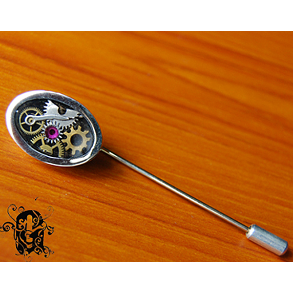 Watchtype Lapel Pin