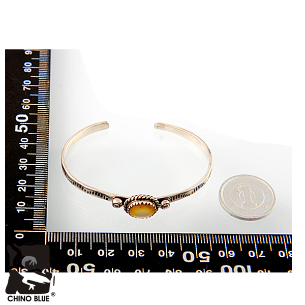 Indian Bangle Yellow シルバー バングル