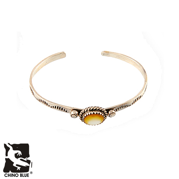 Indian Bangle Yellow シルバー バングル