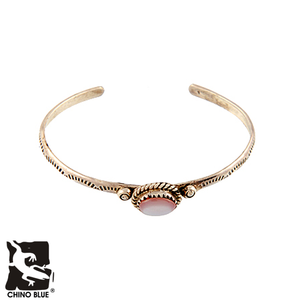 Indian Bangle Pink シルバー バングル