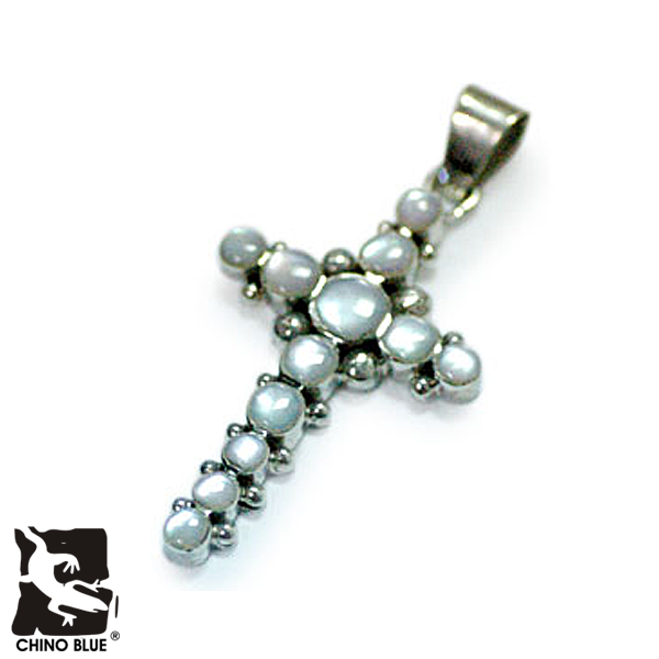 Indian White Cross シルバー ペンダント