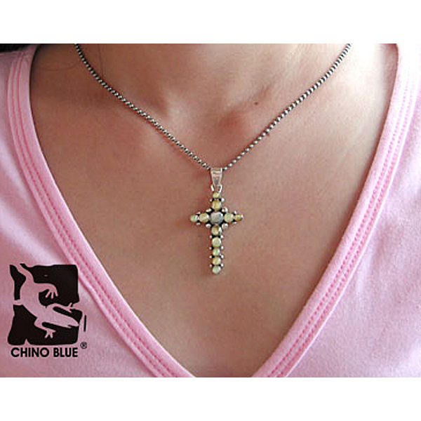 Indian White Cross シルバー ペンダント