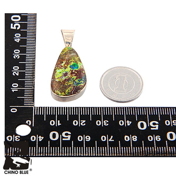 Crazy Horse Stone Pendant シルバー ペンダント