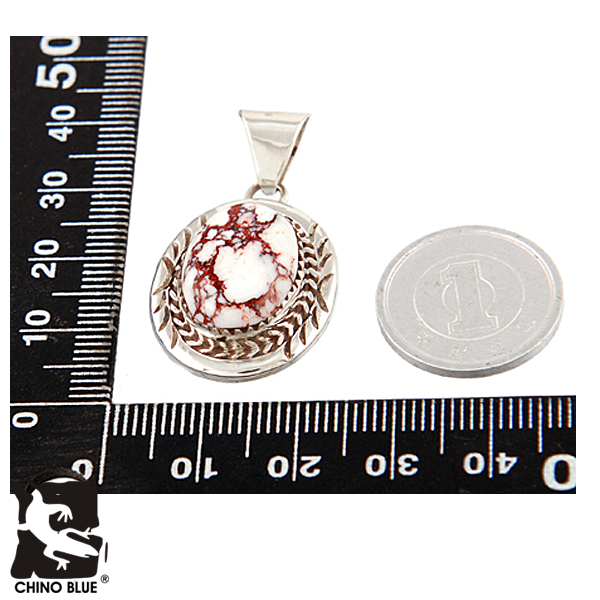 Chino White Buffalo Pendant シルバー ペンダント