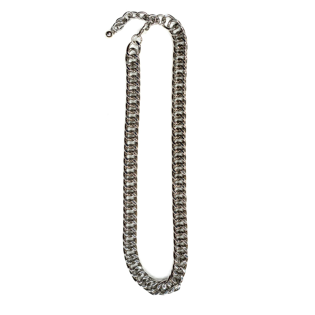 ALLOY NECKLACE CHAIN WH