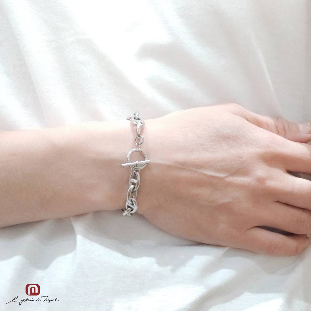 Anchor Bracelet 19cm SV