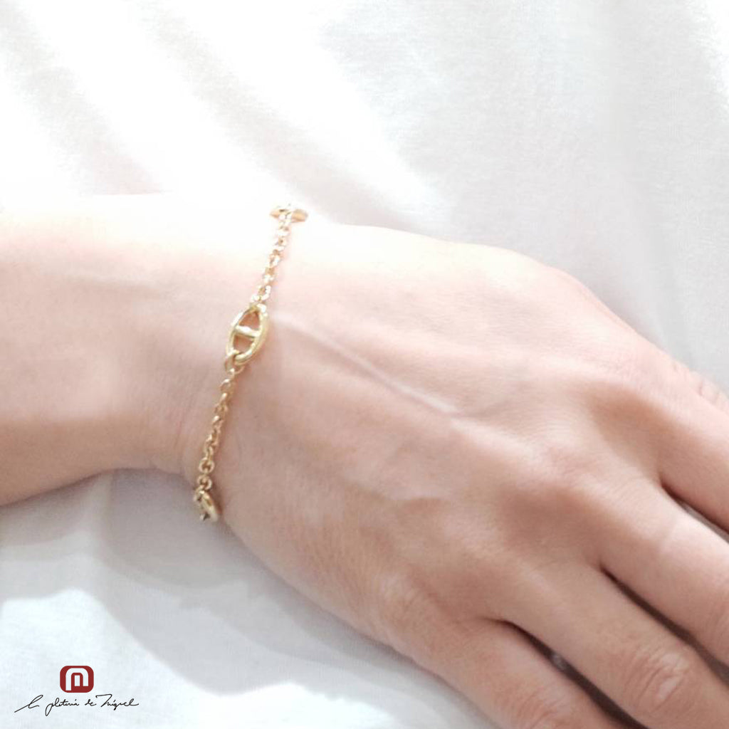 Anchor Bracelet 17cm GD