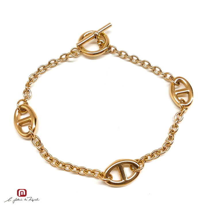 Anchor Bracelet 19cm GD