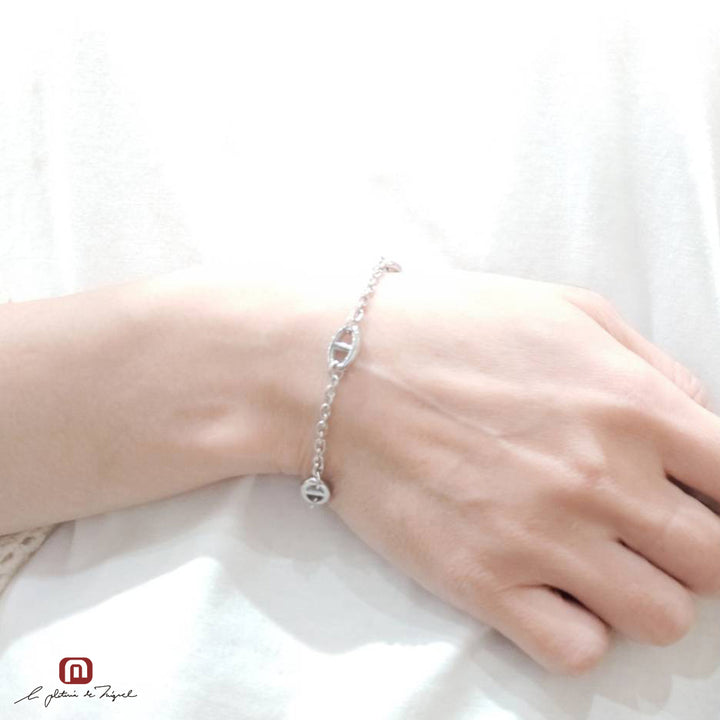 Anchor Bracelet 19cm SV