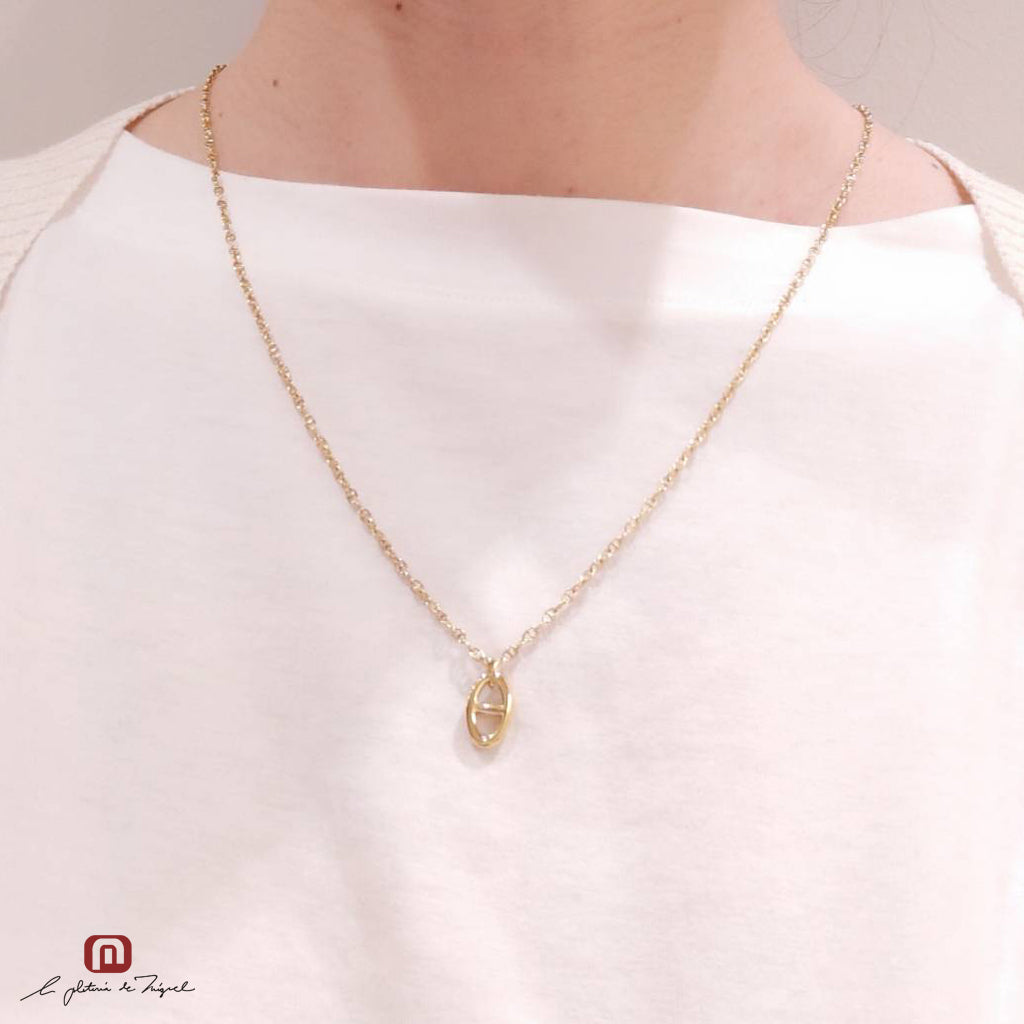 Anchor Necklace Gd 60cm