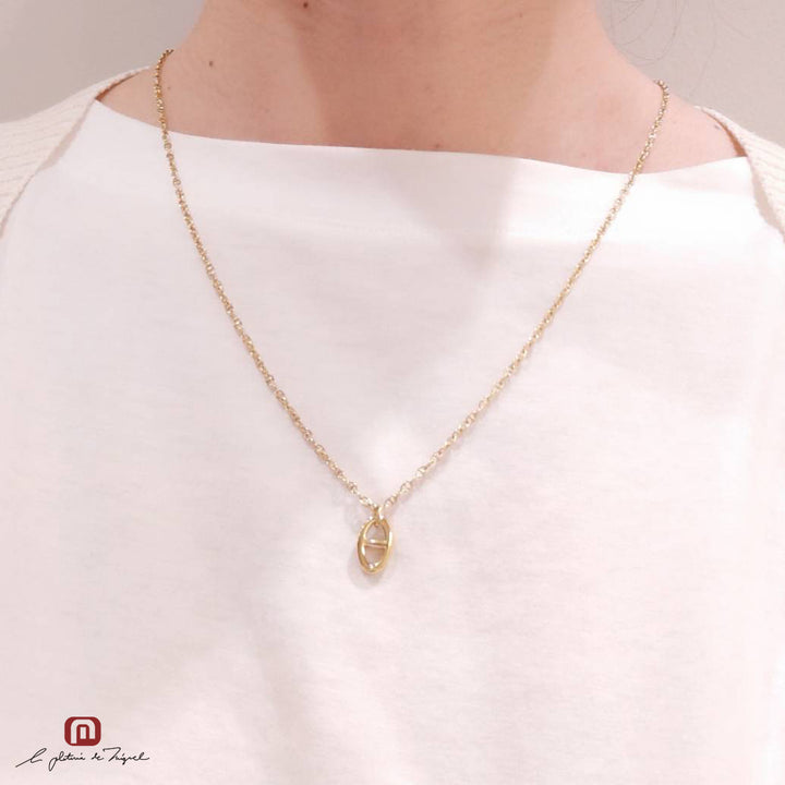 Anchor Necklace Gd 60cm