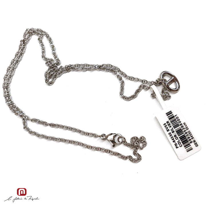 Anchor Necklace Sv 60cm