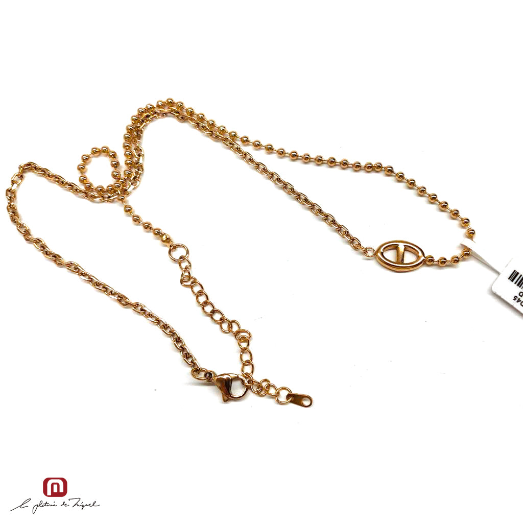 Anchor Necklace Gd 50cm