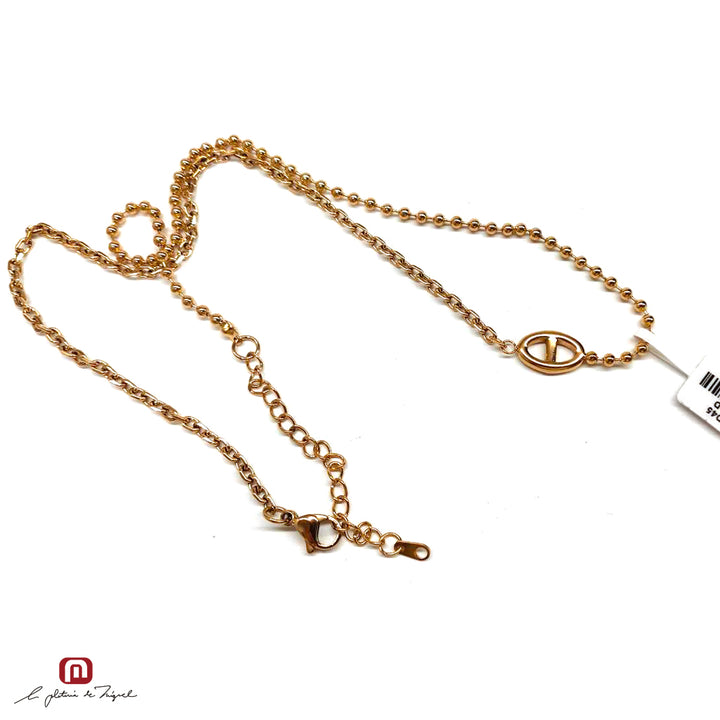 Anchor Necklace Gd 50cm