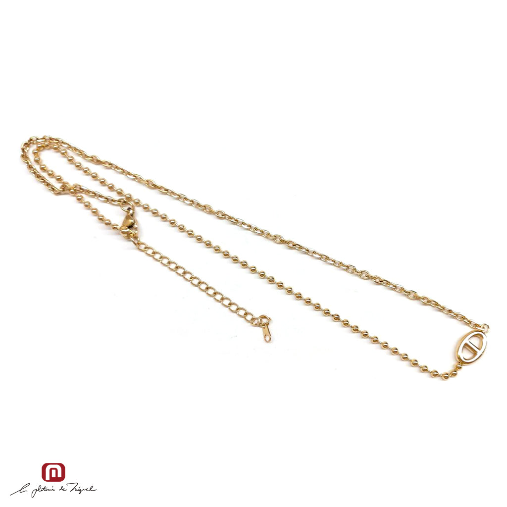 Anchor Necklace Gd 50cm