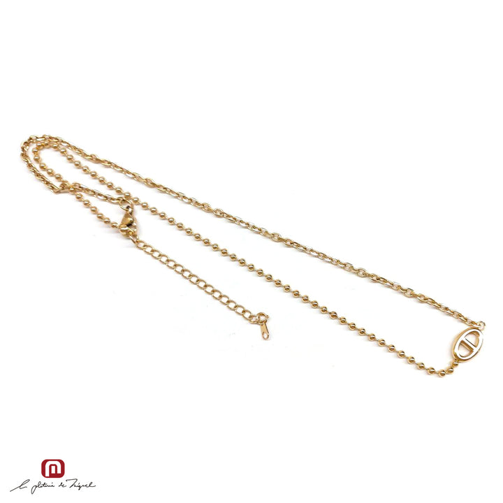 Anchor Necklace Gd 50cm