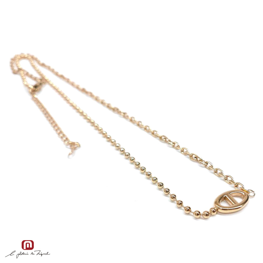 Anchor Necklace Gd 50cm