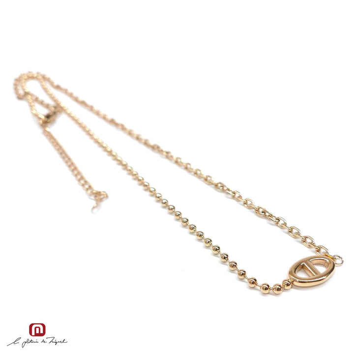 Anchor Necklace Gd 50cm