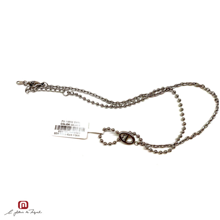 Anchor Necklace Sv 45cm