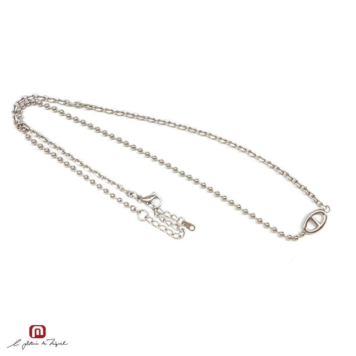 Anchor Necklace Sv 50cm