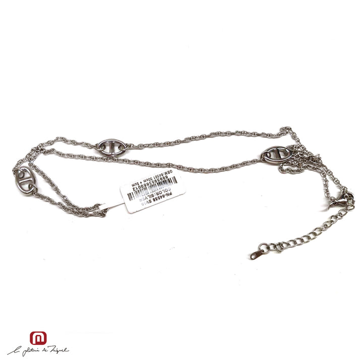 Anchor Necklace Sv 50cm