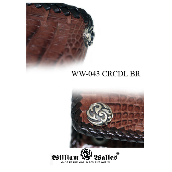 William Brown Elite Croc Wallet レザー 財布 / ウォ