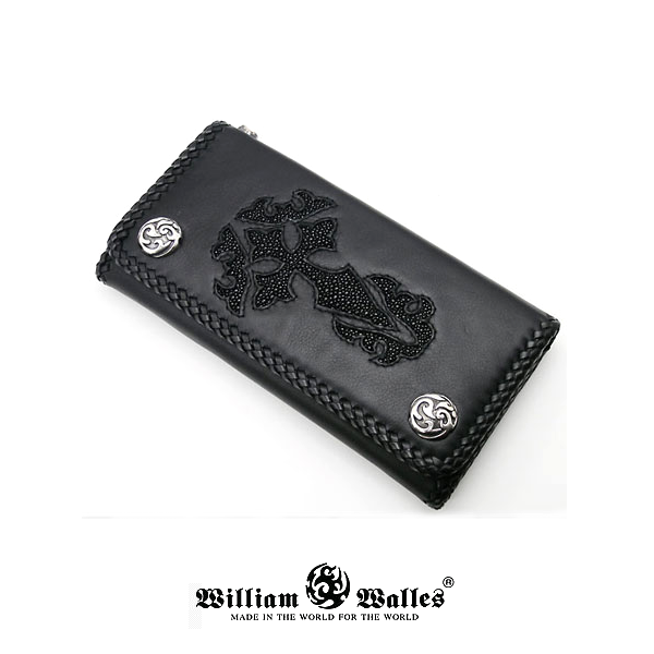 Black Wizard Cross Wallet レザー 財布 / ウォレット