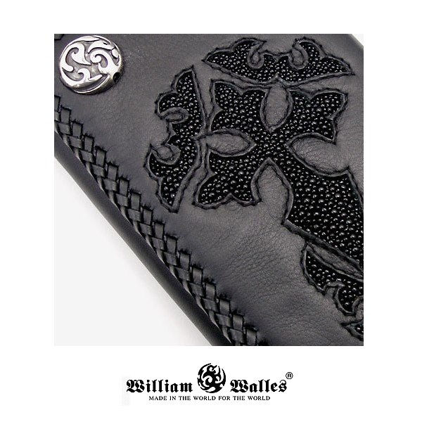 Black Wizard Cross Wallet レザー 財布 / ウォレット