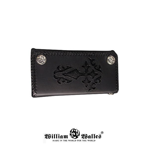 Black Wizard Cross Wallet レザー 財布 / ウォレット