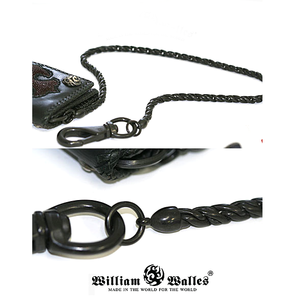 Black Metal Rope of Axiz ウォレット チェーン