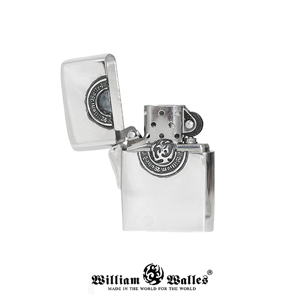 Round Logo Zippo シルバー ジッポライター