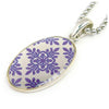 Antique Motif Resin Pendant シルバー ペンダント