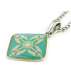 Antique Motif Resin Pendant シルバー ペンダント