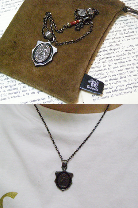 Avidius Cassius Black シルバー ペンダント
