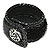 Azarashi Kawa Black Bangle Men レザーブレスレット