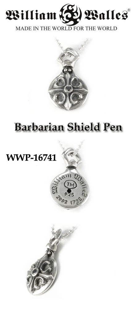 Barbarian Shield Pendant シルバー ペンダント