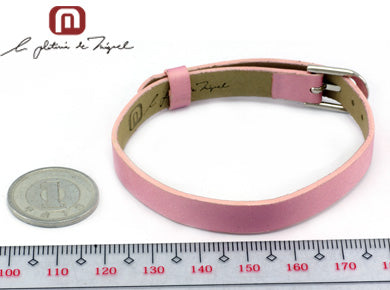 Basium Pink レザーブレスレット