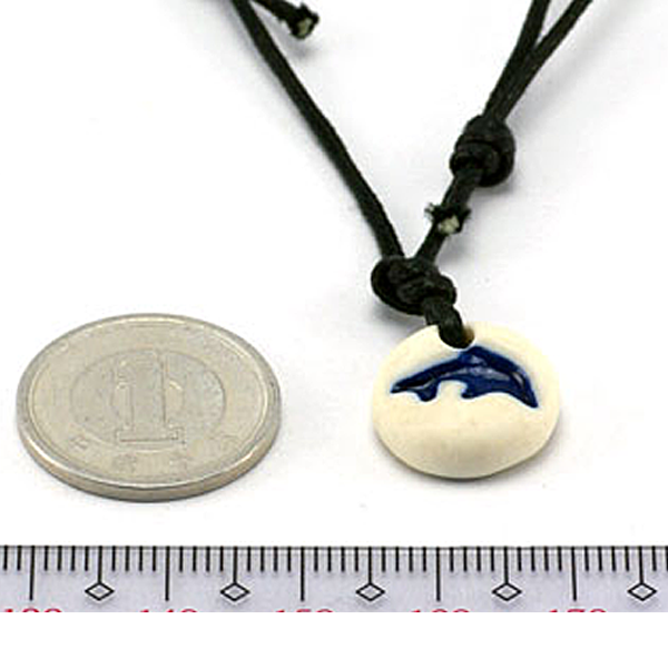 Blue Dolphine Surfer ネックレス