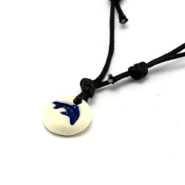 Blue Dolphine Surfer ネックレス