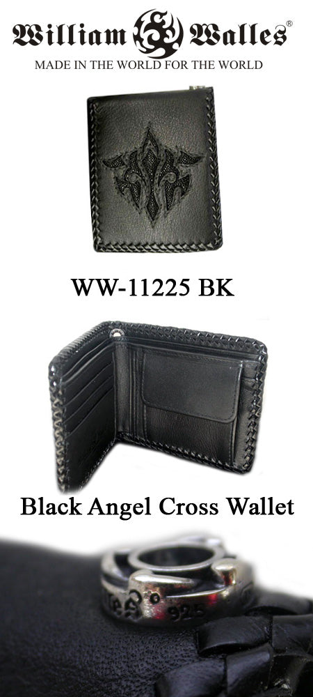 Black Angel Cross Wallet レザー 財布 / ウォレット