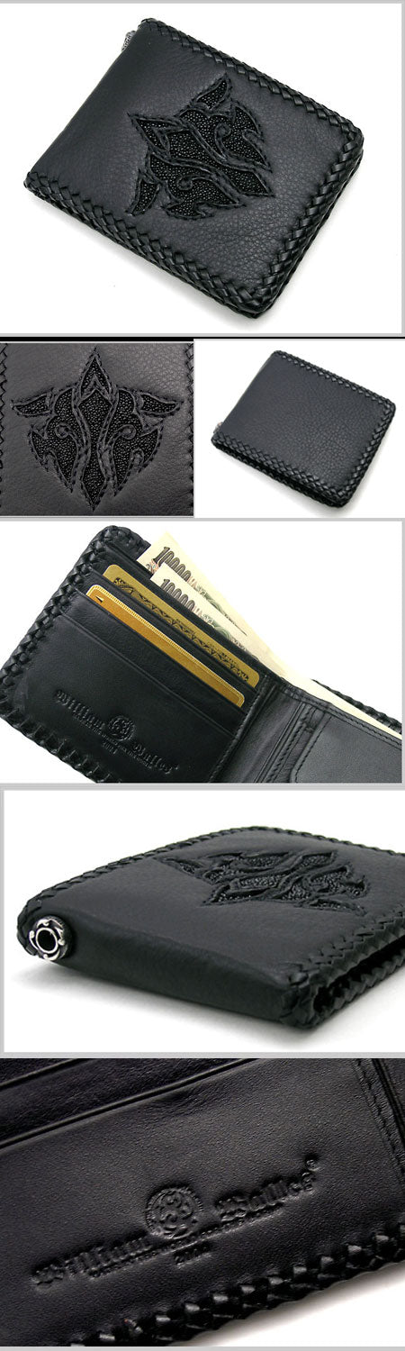 Black Angel Cross Wallet レザー 財布 / ウォレット