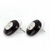 Black Circlet Earring シルバー ピアス