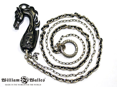 Black Horse Wallet Chain
