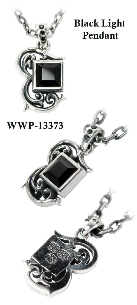 Black Light Pendant シルバー ペンダント