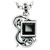 Black Light Pendant シルバー ペンダント